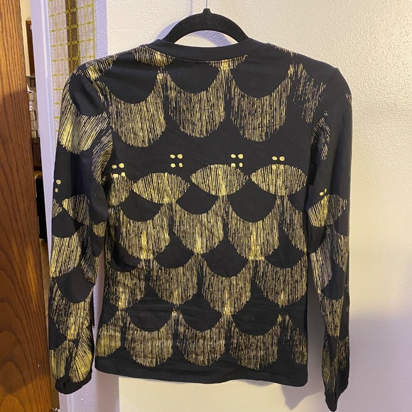 Simka Sol THE TUCK-IN TOP gold and black Small - Picture 2 of 4